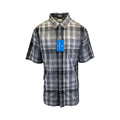Columbia Men's Flint Grey Multi Plaid Rapid Rivers II S/S Shirt (026)