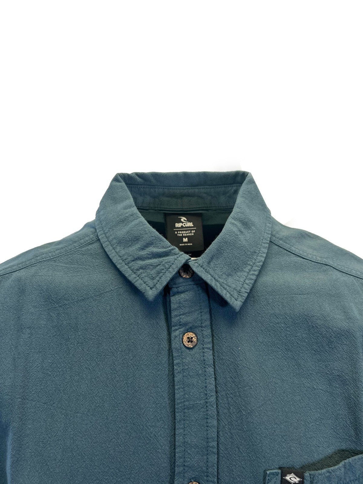 Rip Curl Men's Black & Pine Night Shirt Classic Surf Washed S/S (S15 - S16)