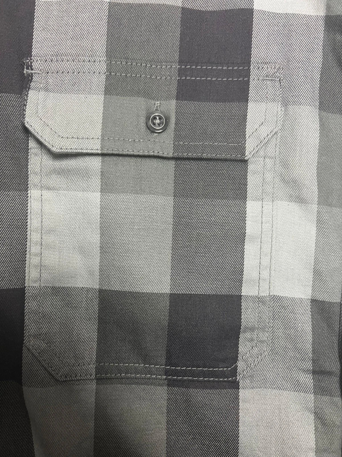 Carhartt FR Men's Grey Shirt Rugged Flex Original Fit Plaid L/S (S367)