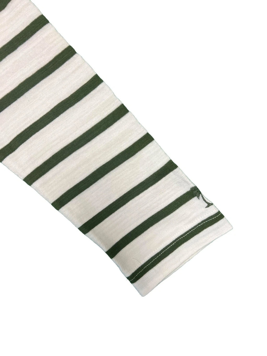 Tommy Bahama Women's White Top Bliss Stripe 3/4-Sleeve Coconut (S11)
