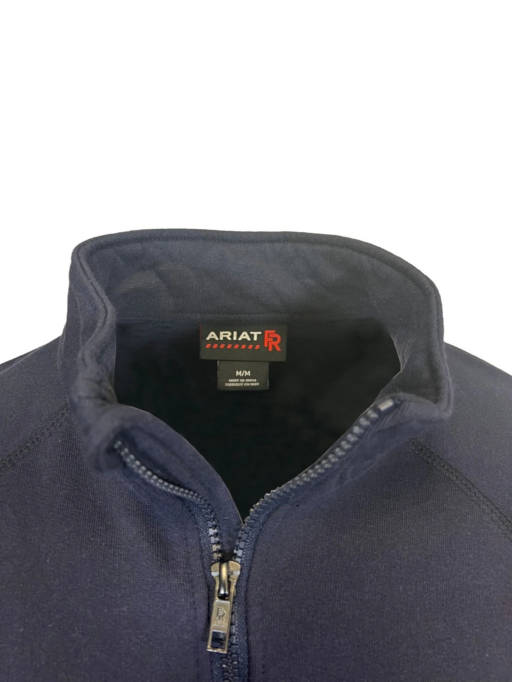 Ariat FR Men's Navy Hoodie 1/4 Zip Pullover Sweatshirt (S66)
