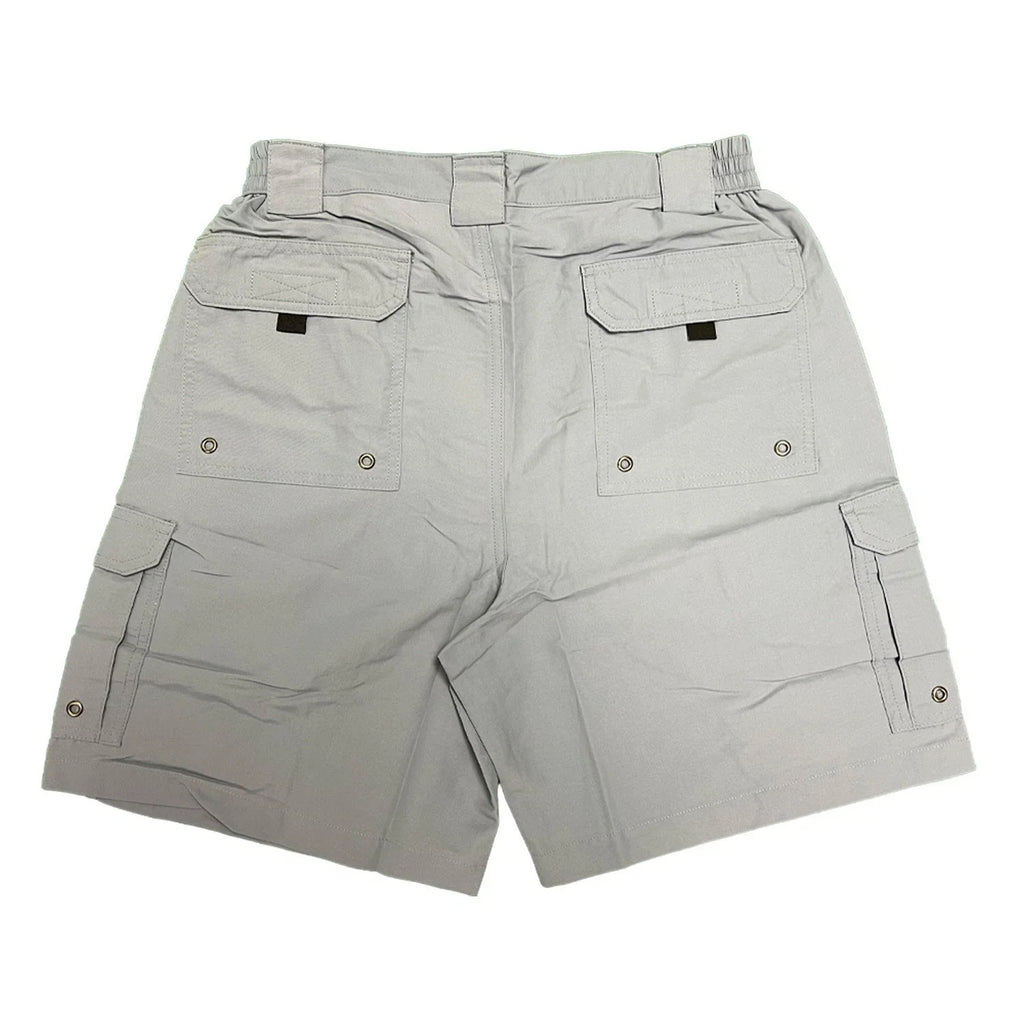 Bimini Bay Outfitters Men's Steel Blue Short Boca Grande II Fishing (S07)