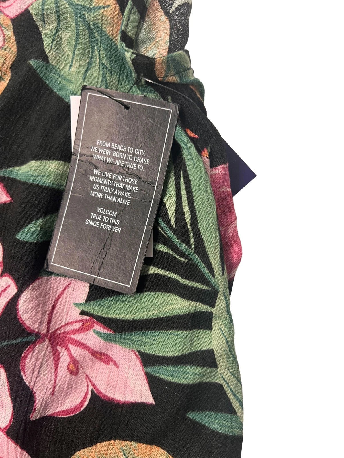 Volcom Women's Multi Color Dress - Boss Beach Lightweight Soft (S02)