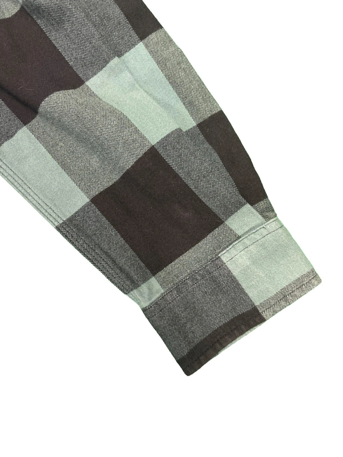 Carhartt Men's Slate Green Plaid Shirt Relaxed Fit Flannel L/S (S360)