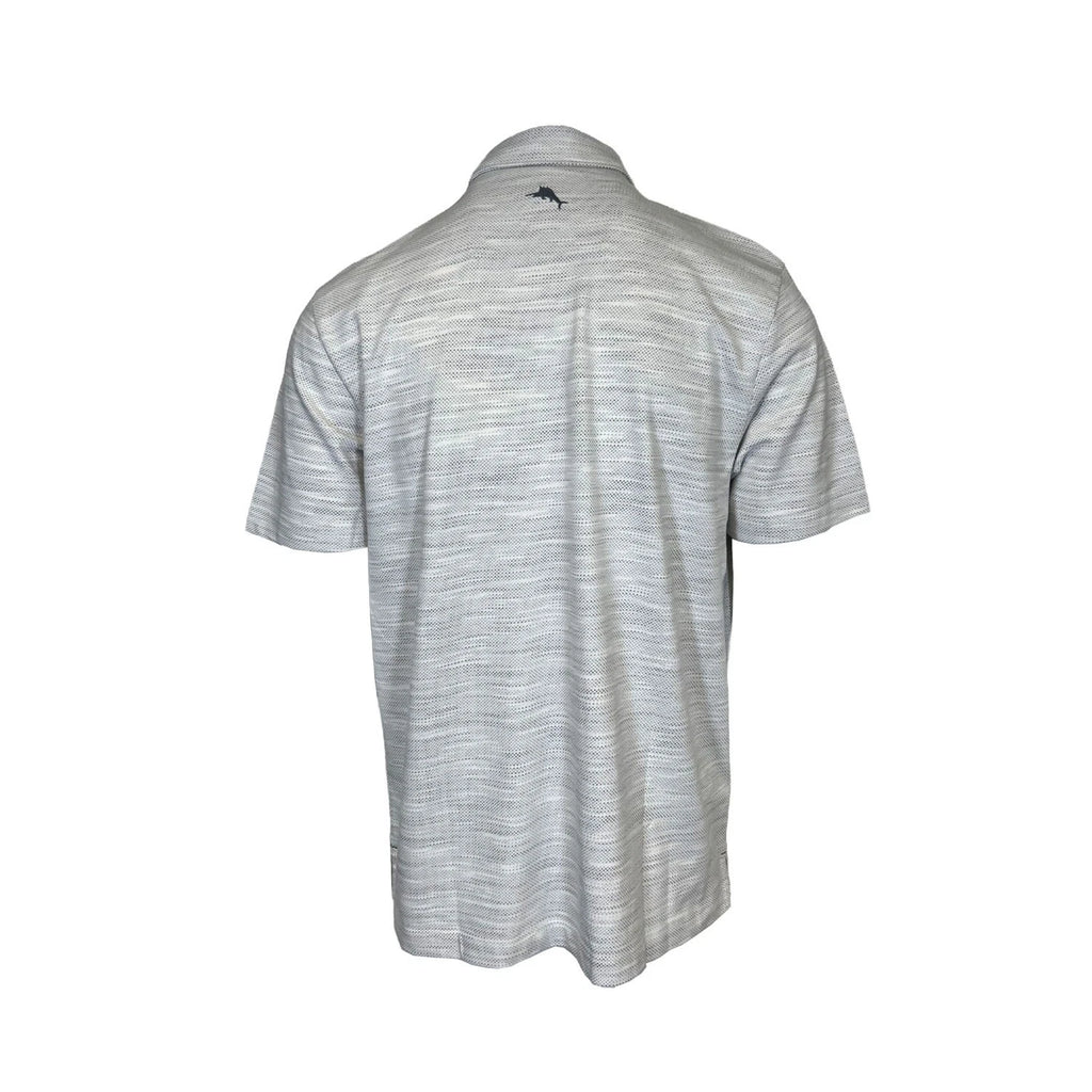 Tommy Bahama Men's Coal T-Shirt Ocean Sails Knit Polo 3 Buttons S/S Tee (S61)