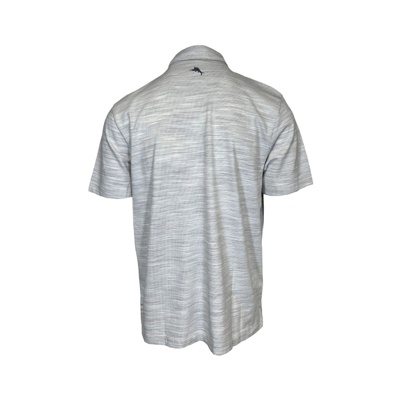 Tommy Bahama Men's Coal T-Shirt Ocean Sails Knit Polo 3 Buttons S/S Tee (S61)