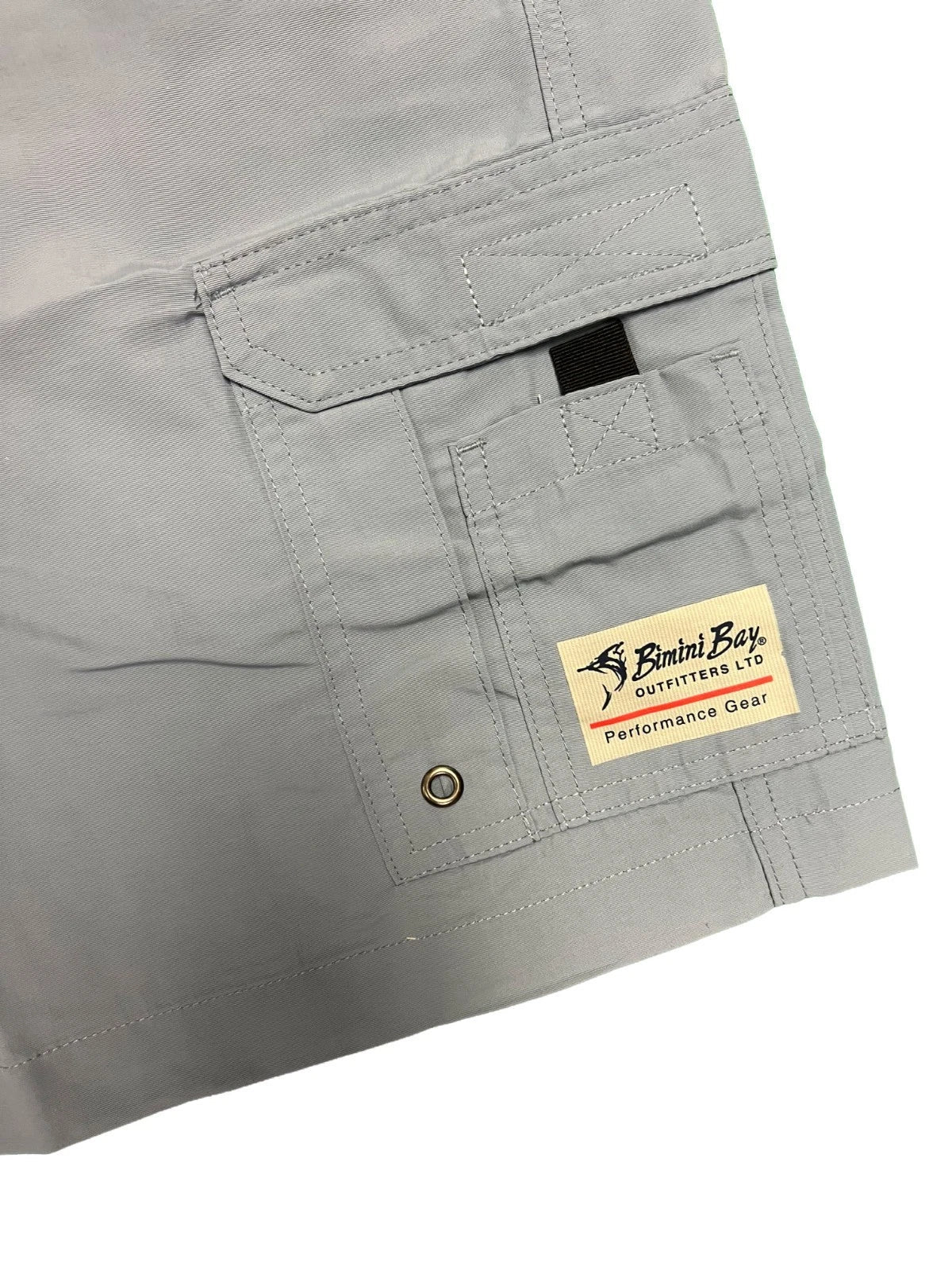 Bimini Bay Outfitters Men's Steel Blue Short Boca Grande II Fishing (S07)