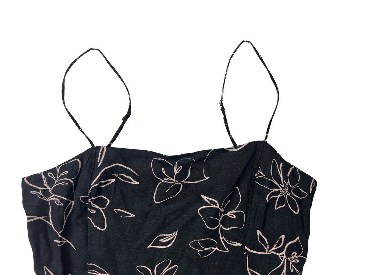 Volcom Women's Vintage Black Dress - Shore Shot Lightweight Soft (S01)