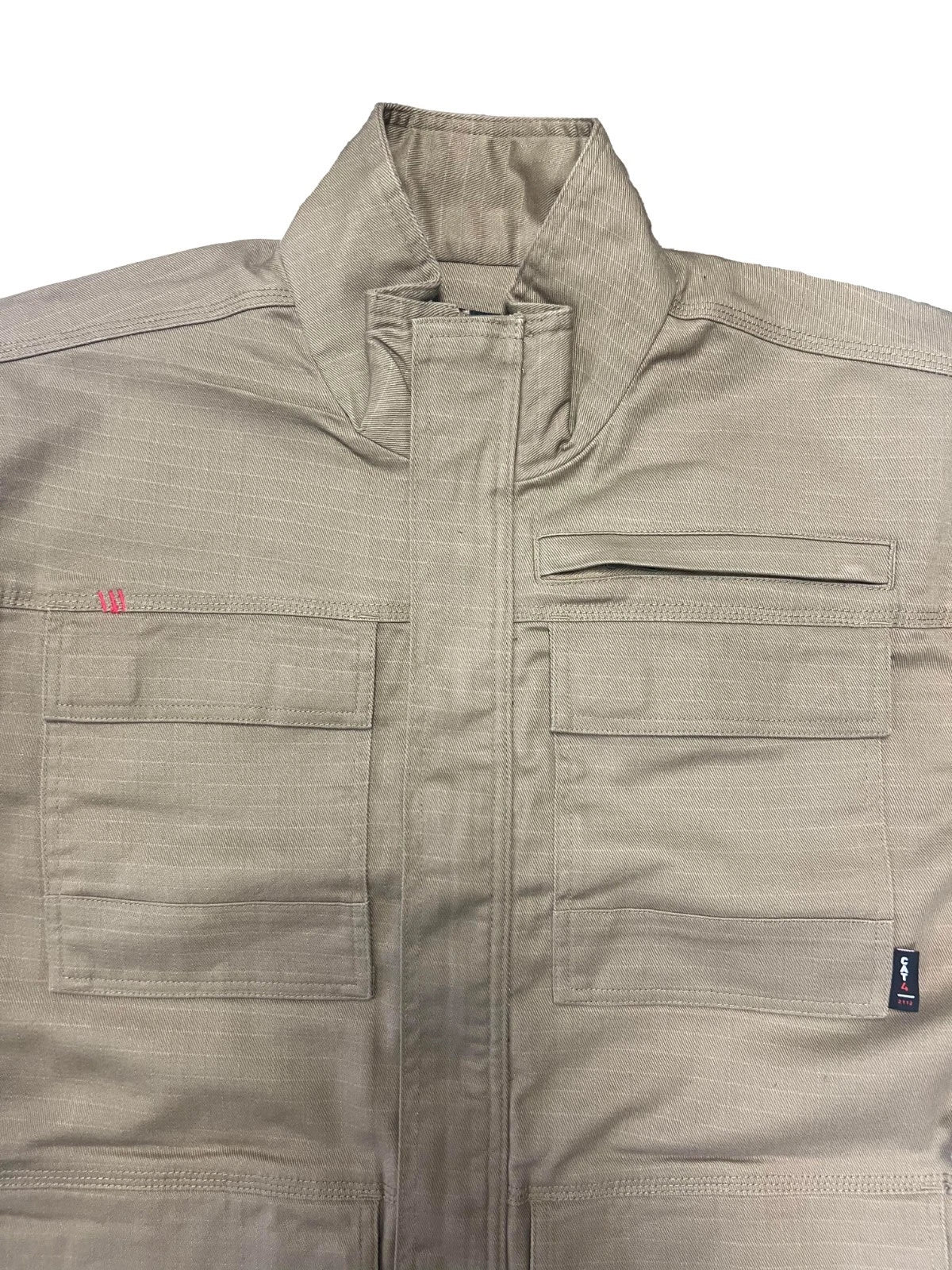 Ariat FR Men's Khaki Jacket Canvas Stretch Long Sleeve (S64)