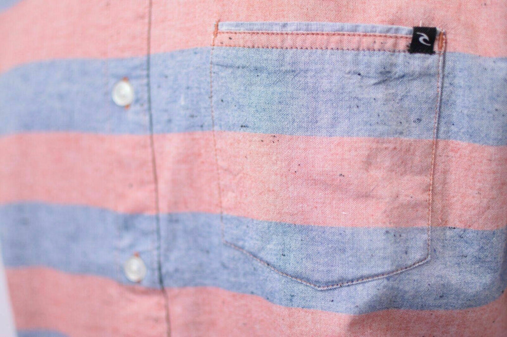 Rip Curl Men's Stripe S/S Woven Shirt (Retail $55)