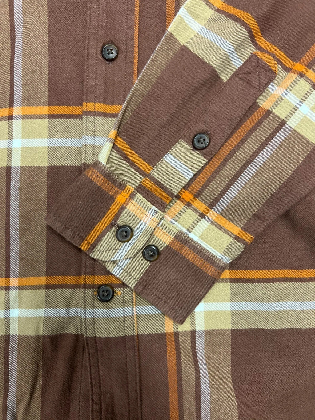 Carhartt Men's Chestnut Plaid Shirt Rugged Flex Relaxed Fit L/S (S357)