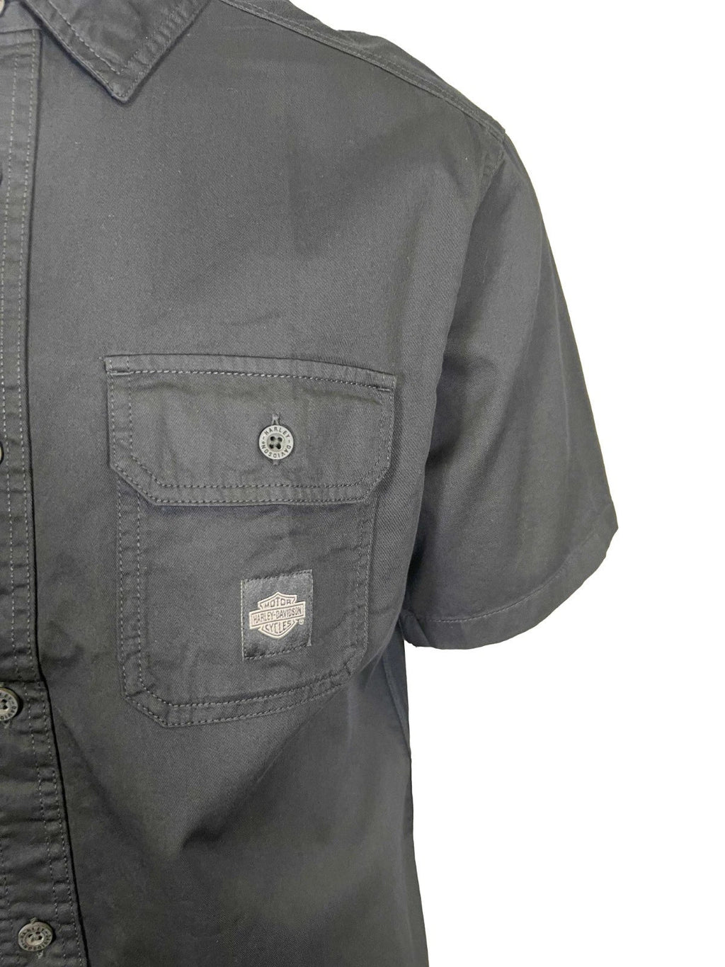 HD Branded  Men's Black Shirt Rising Eagle S/S Retro Eagle Print (348)