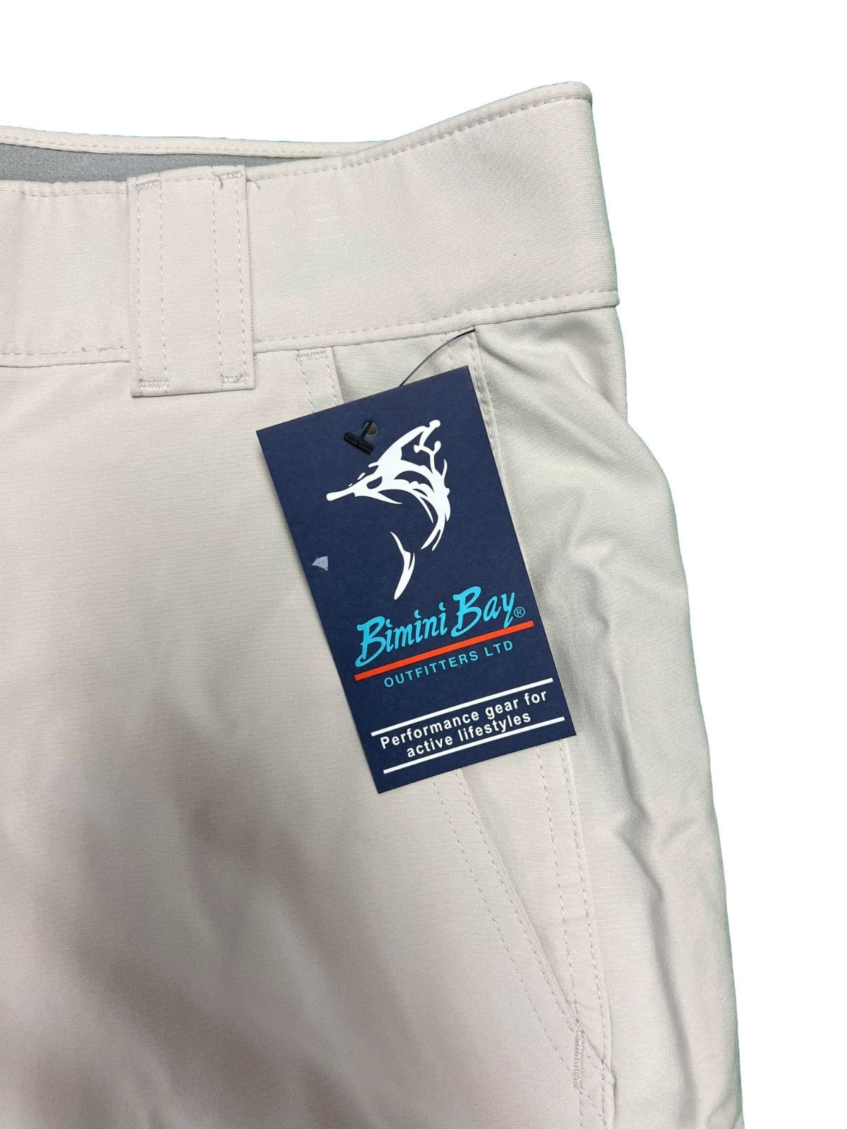 Bimini Bay Outfitters Men's Sandstone Short Bluefin II Performance Cargo (S01)