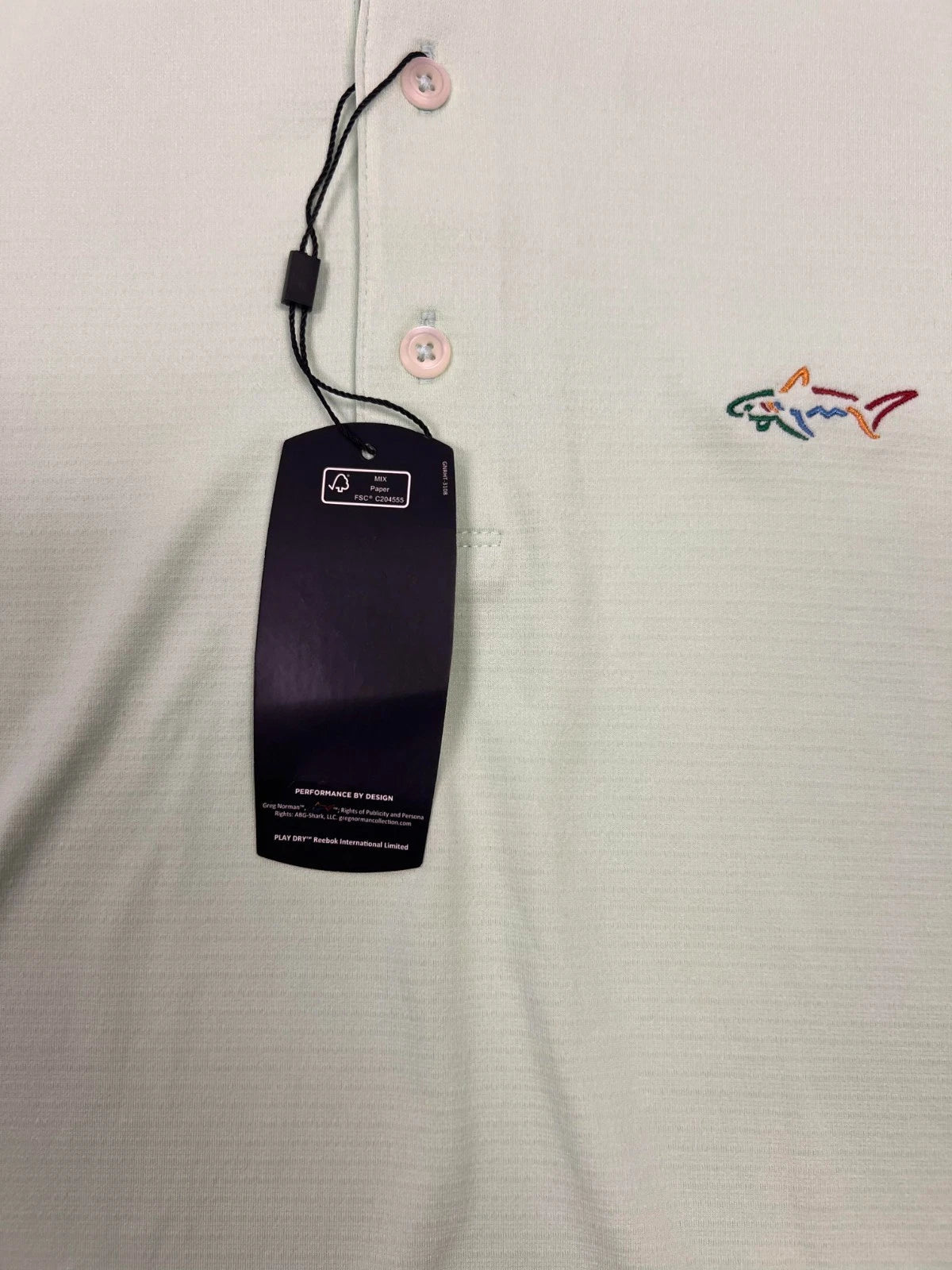 Greg Norman Men's Coral Cove T-Shirt - Polo Play Dry UPF Performance Tee (S19)