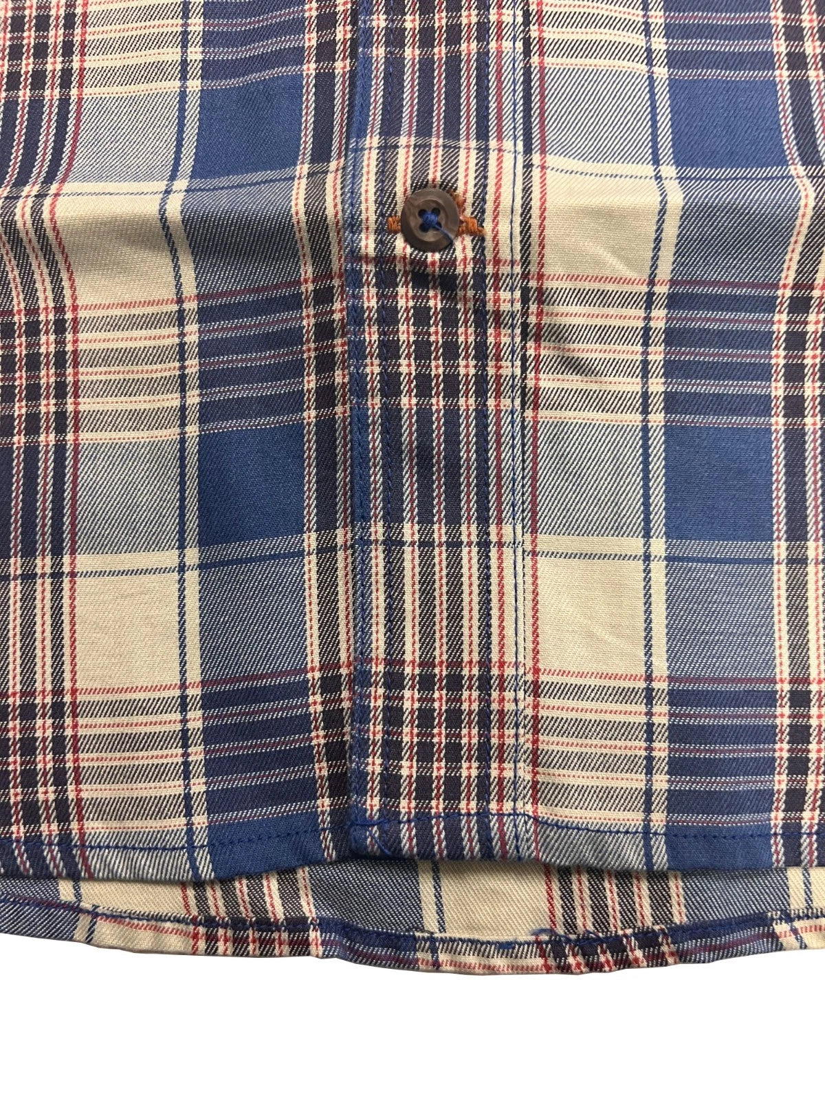 Carhartt FR Men’s Blue & White Plaid Shirt Rugged Flex Workwear L/S CAT 2 (S373)