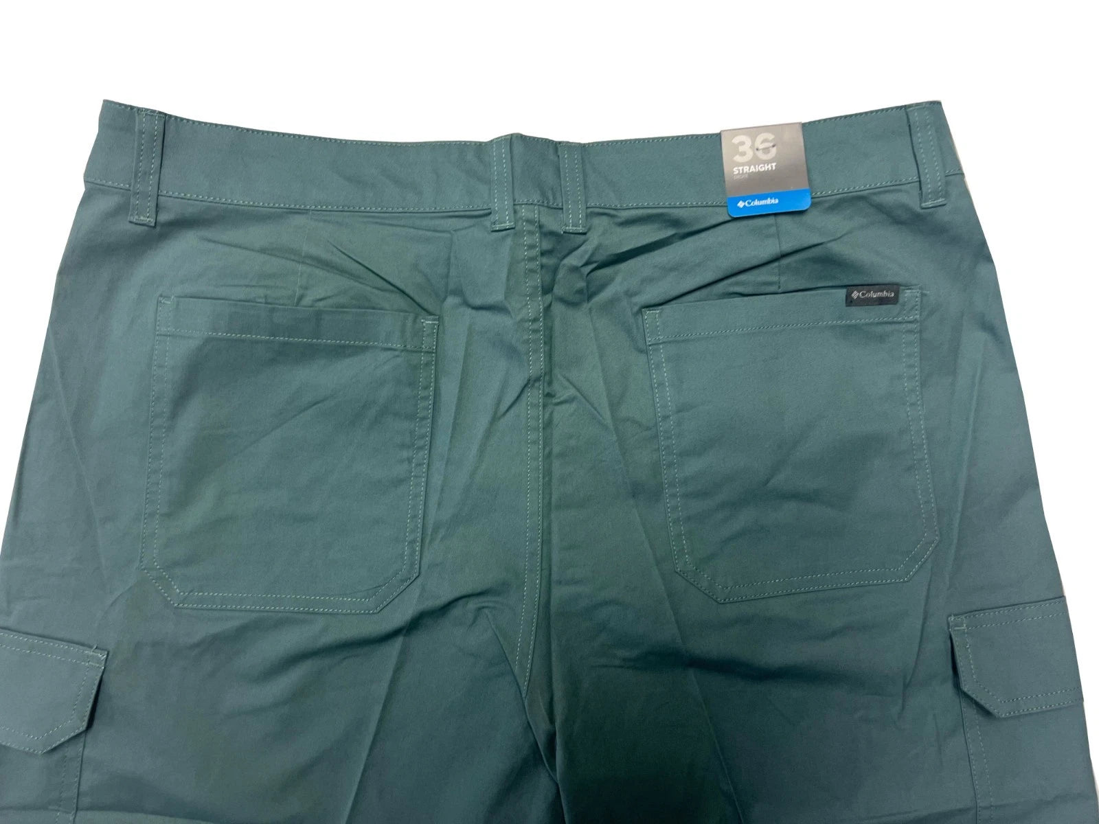 Columbia Men's Green Short Cargo Rapid Rivers Omni-Shade UPF 10" Inseam (347)