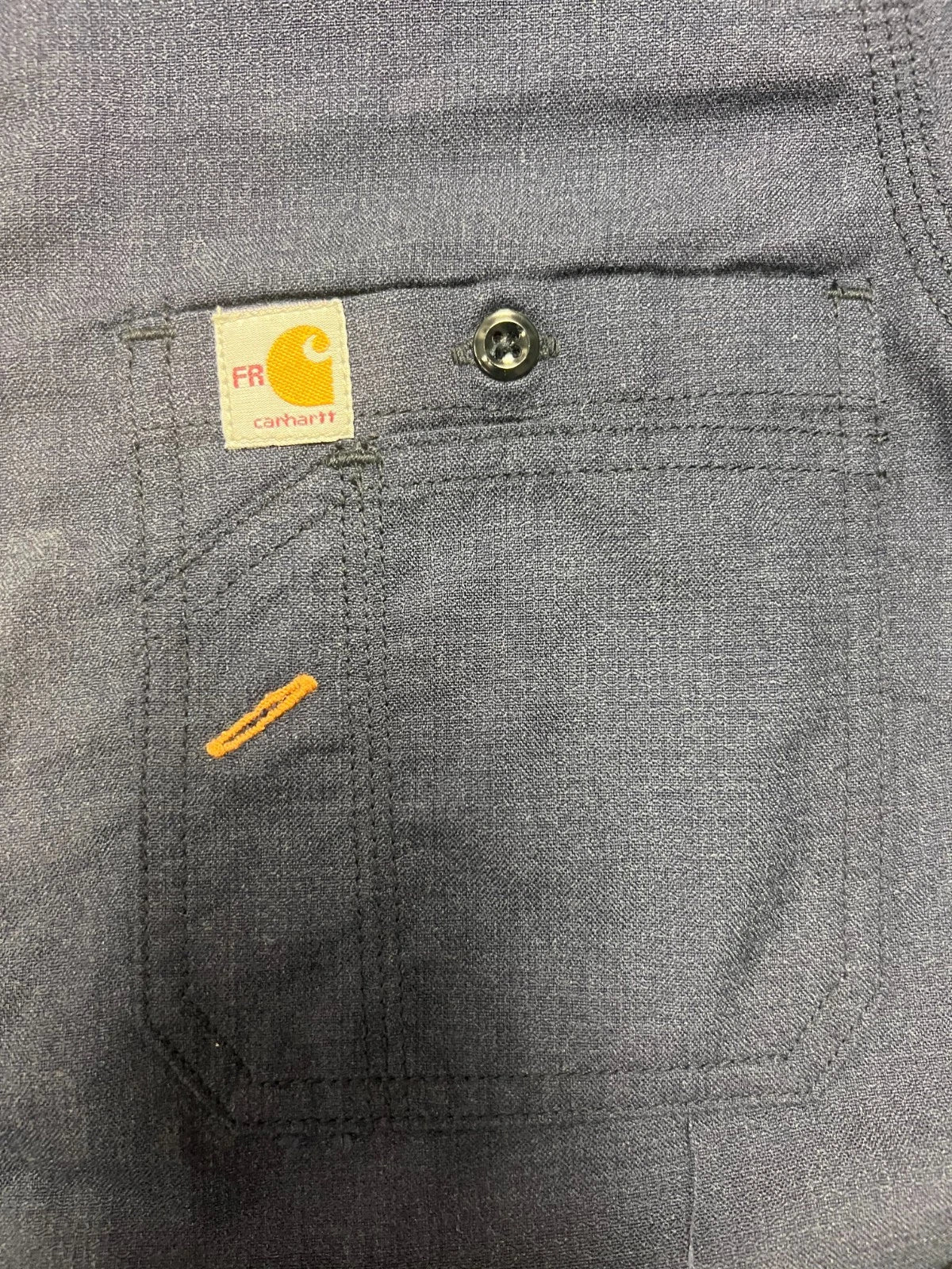 Carhartt FR Women's Navy Shirt Flame Resistant Long Sleeve Lightweight (S03)