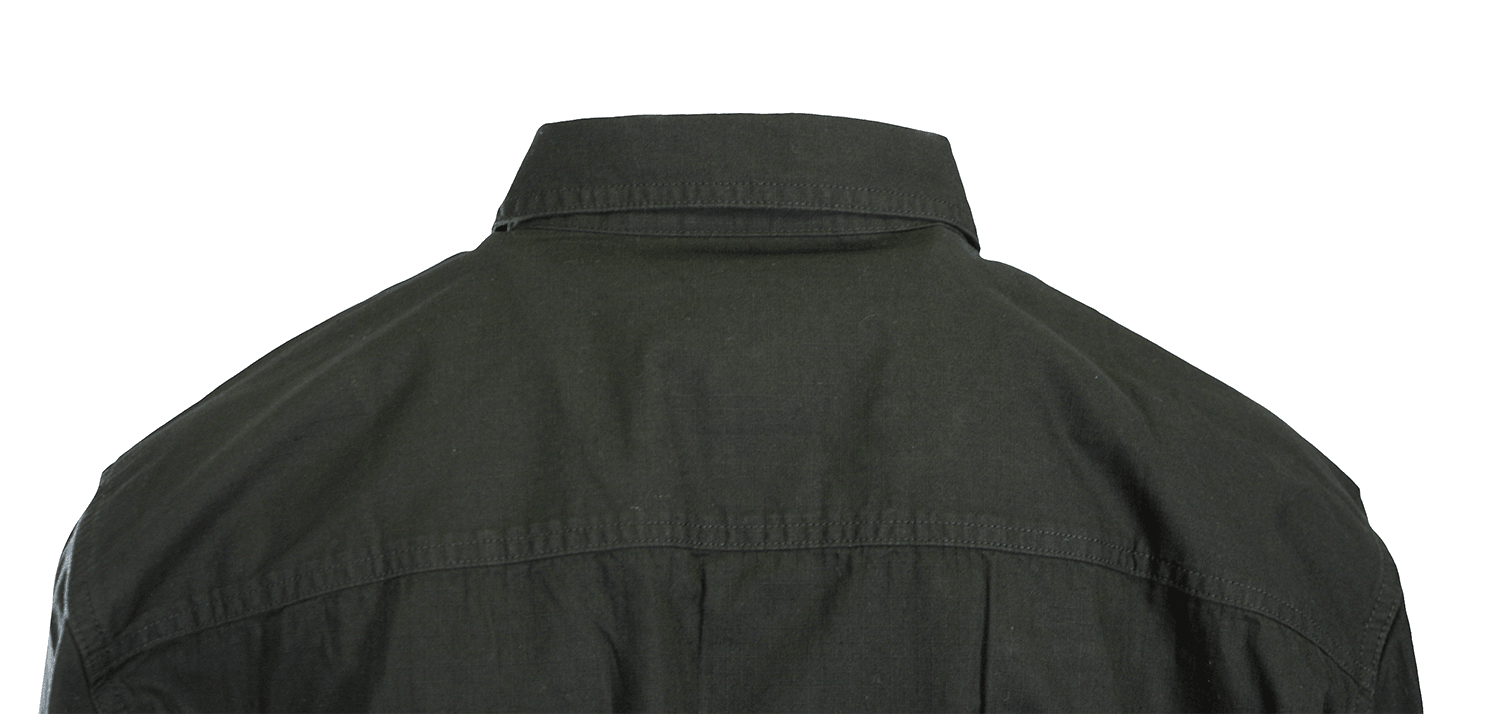 HD Branded Men's Shirt Black Beauty Park Shirt L/S Woven (S64)