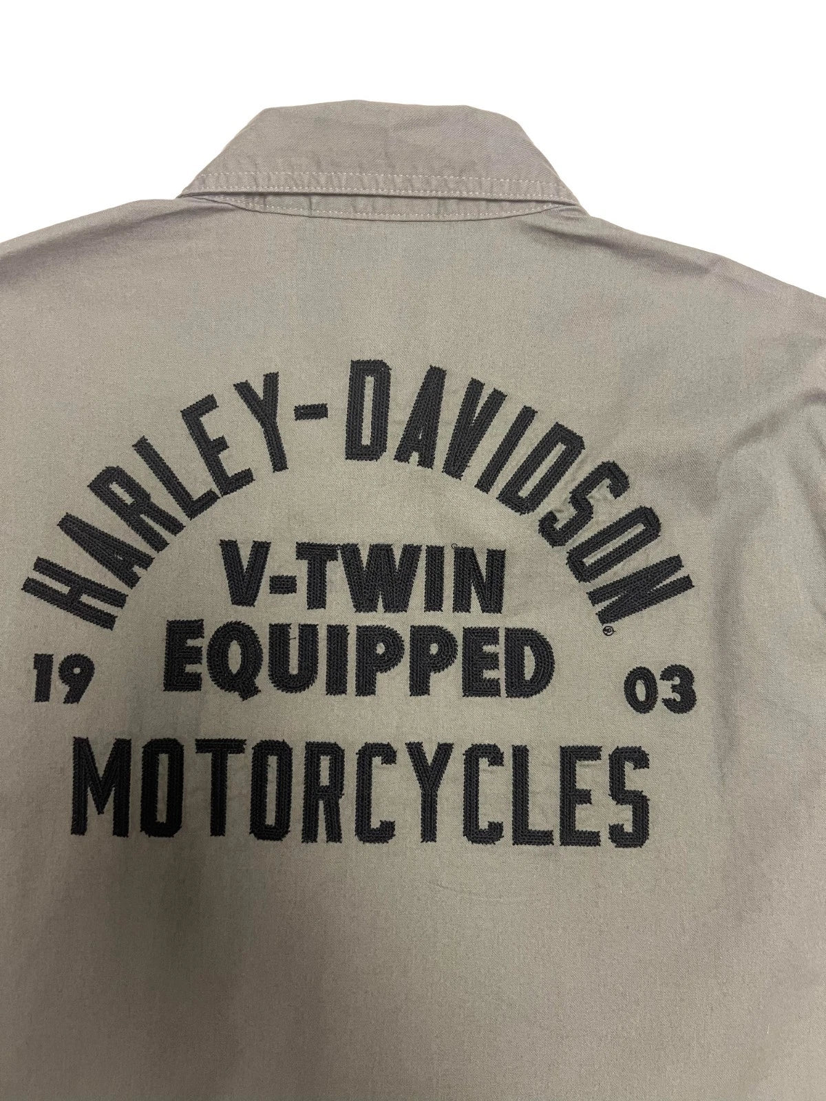 HD Brand Men's Mechanics Green Shirt V-Twin Equipped Solid S/S (S72)