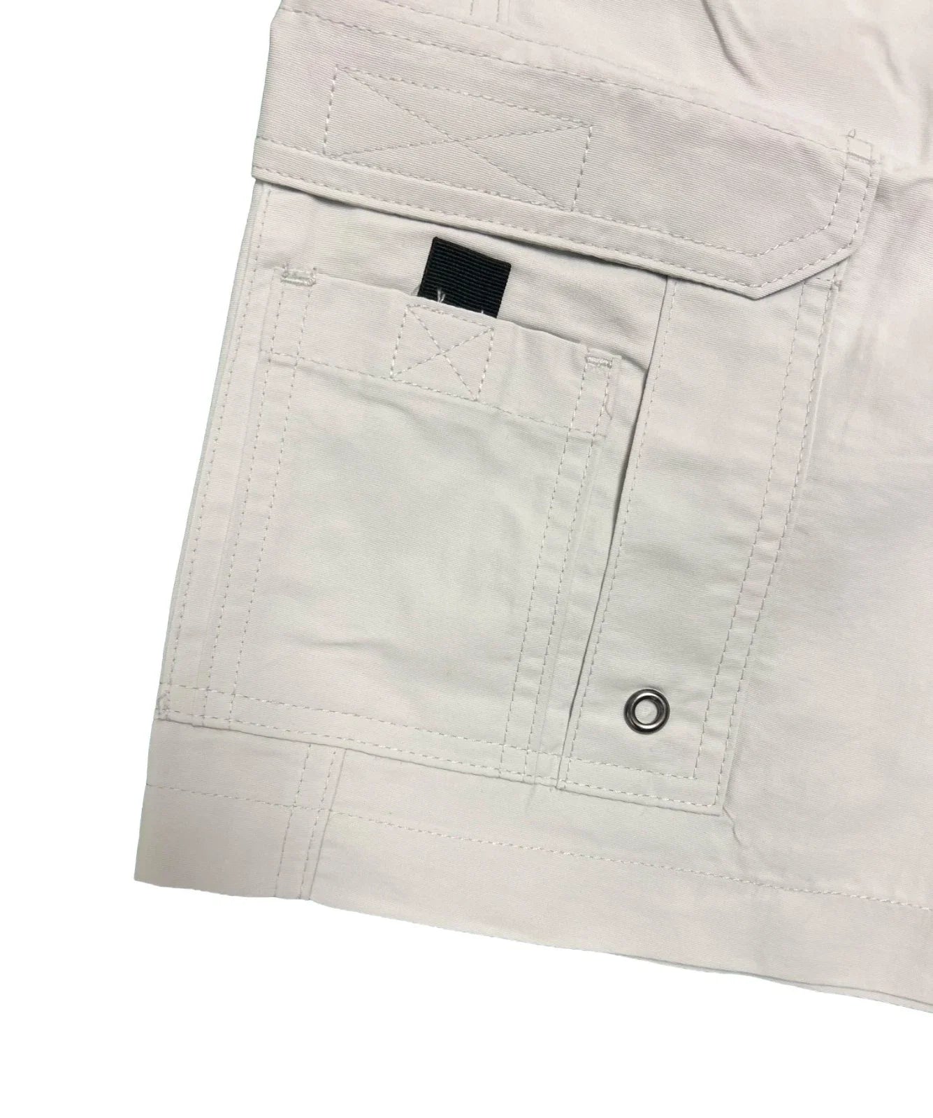 Bimini Bay Outfitters Men's Glacier White Short Boca Grande II Fishing (S02)