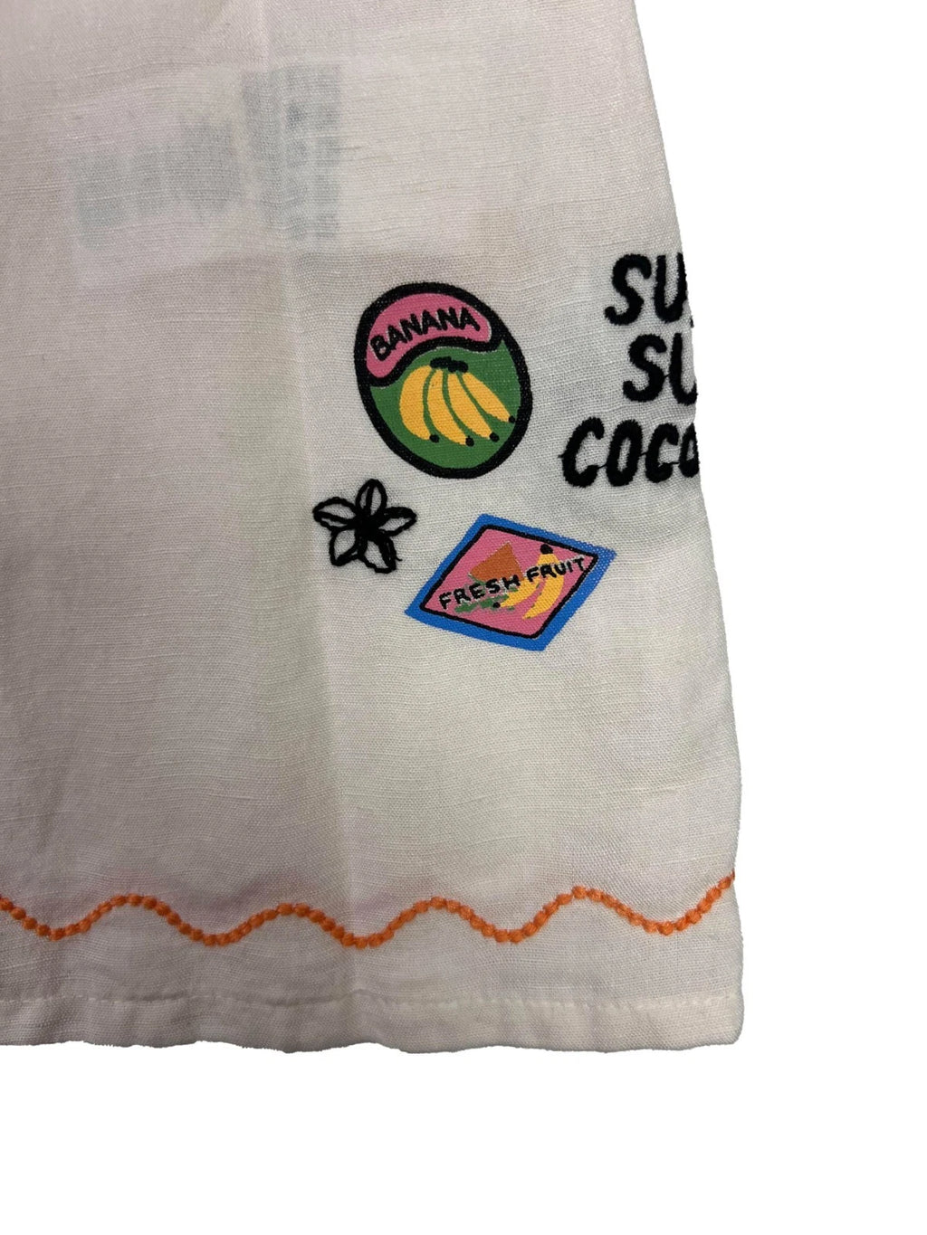 Rip Curl Women's Shell Shirt - Sunset Luau Embroidered Casual Summer Top (S02)