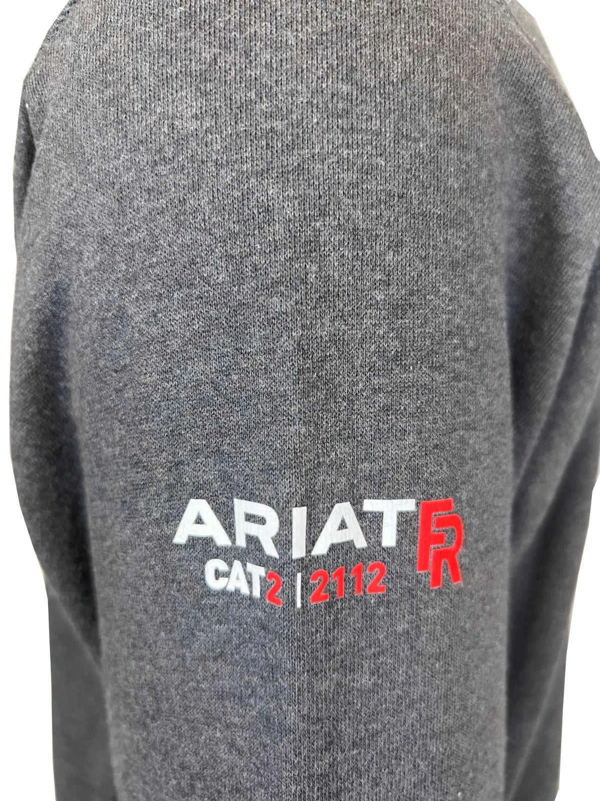 Ariat FR Men's Charcoal Heather Pullover Hoodie Long Sleeve (S72)