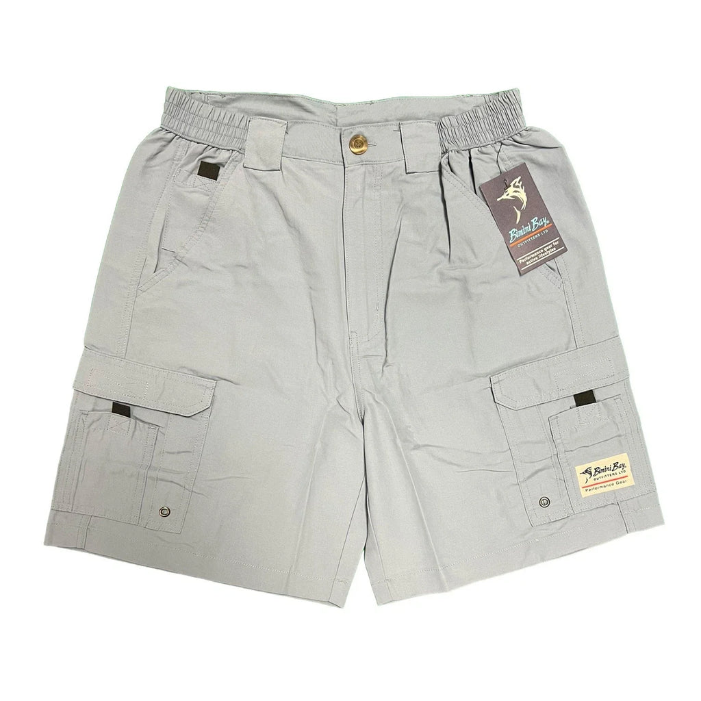Bimini Bay Outfitters Men's Steel Blue Short Boca Grande II Fishing (S07)