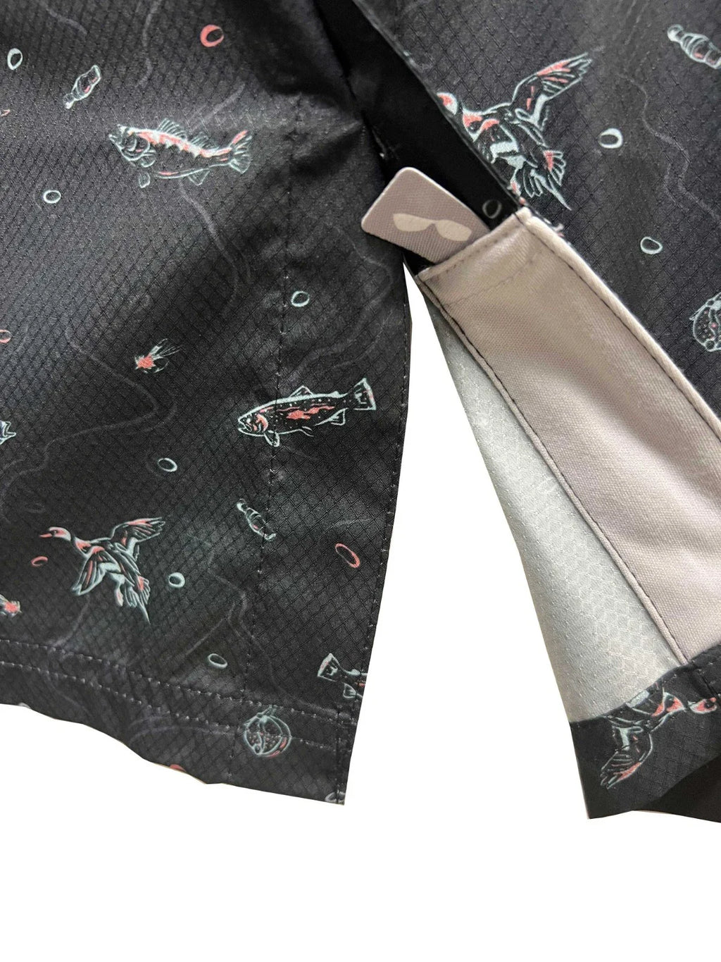 Columbia Men's Black Fish Hunt Shirt Super Slack Tide S/S (007)