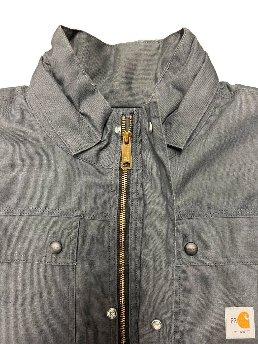 Carhartt FR Men's Grey Coat Flame Resistant Full Swing Quick Duck Jacket (S56)