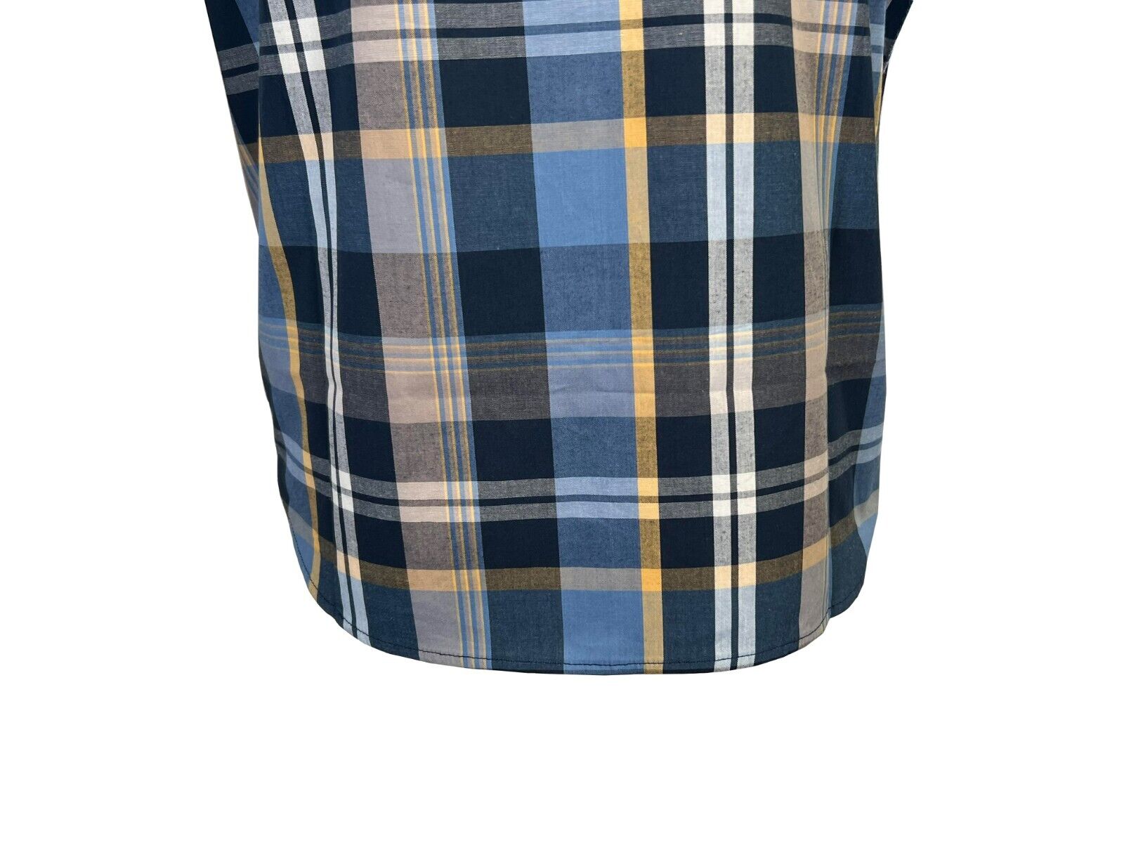 Columbia Men's Collegiate Navy Multi Plaid Rapid Rivers II S/S Shirt (462)