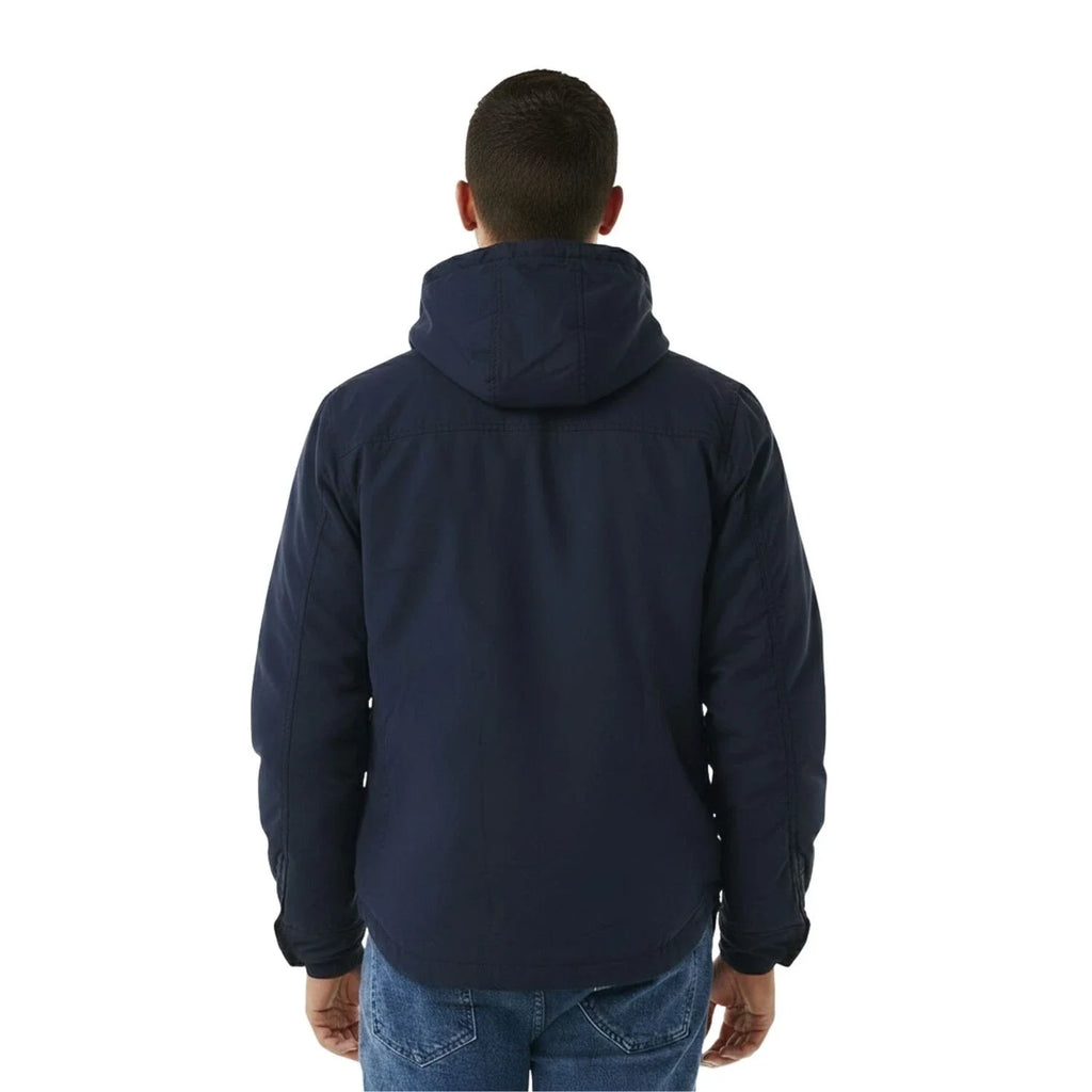 Rip Curl Men's Dark Navy Jacket Gibbos Sherpa Lined (S03)
