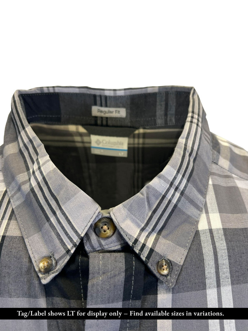 Columbia Men's Flint Grey Multi Plaid Rapid Rivers II S/S Shirt (026)