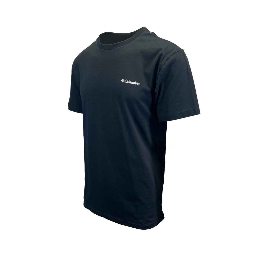 Columbia Men's Black T-Shirt CSC Basic Logo Everyday Wear S/S (S01)