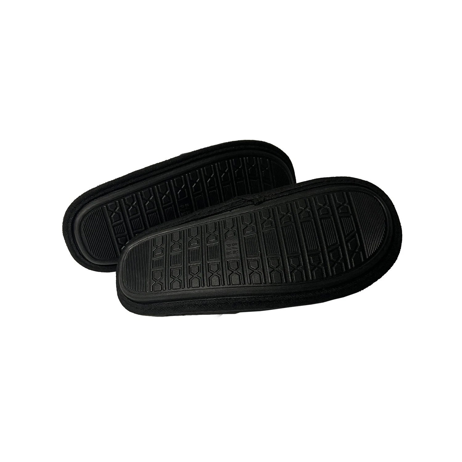 Bench Juniors Kid's Grey Puffer Slippers Sherpa Quilted Slide On FiberFill (S04)
