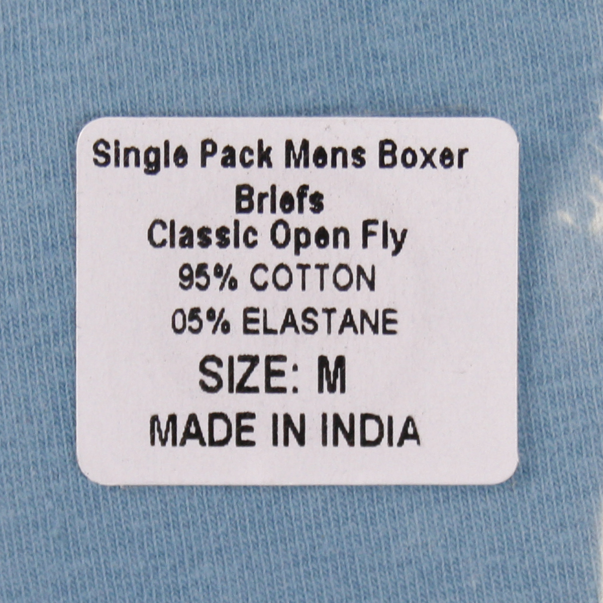 Original Penguin Men's Light Turquoise Open Fly Boxer Brief (S01B)