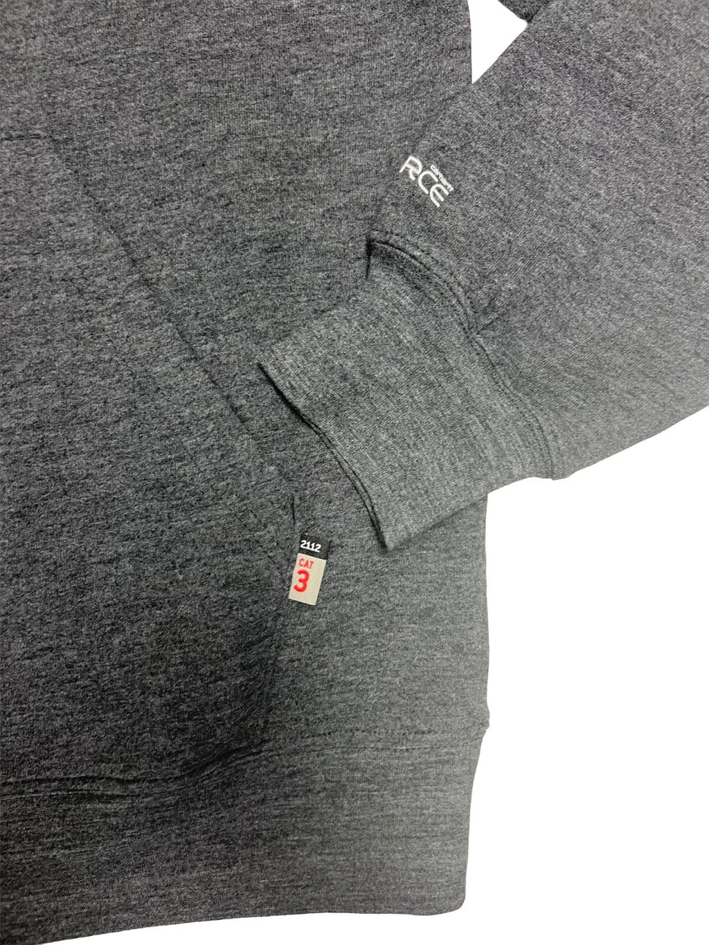 Carhart FR Men′s Granite Heather Sweatshirt Quarter Zip Mock Neck (S52)