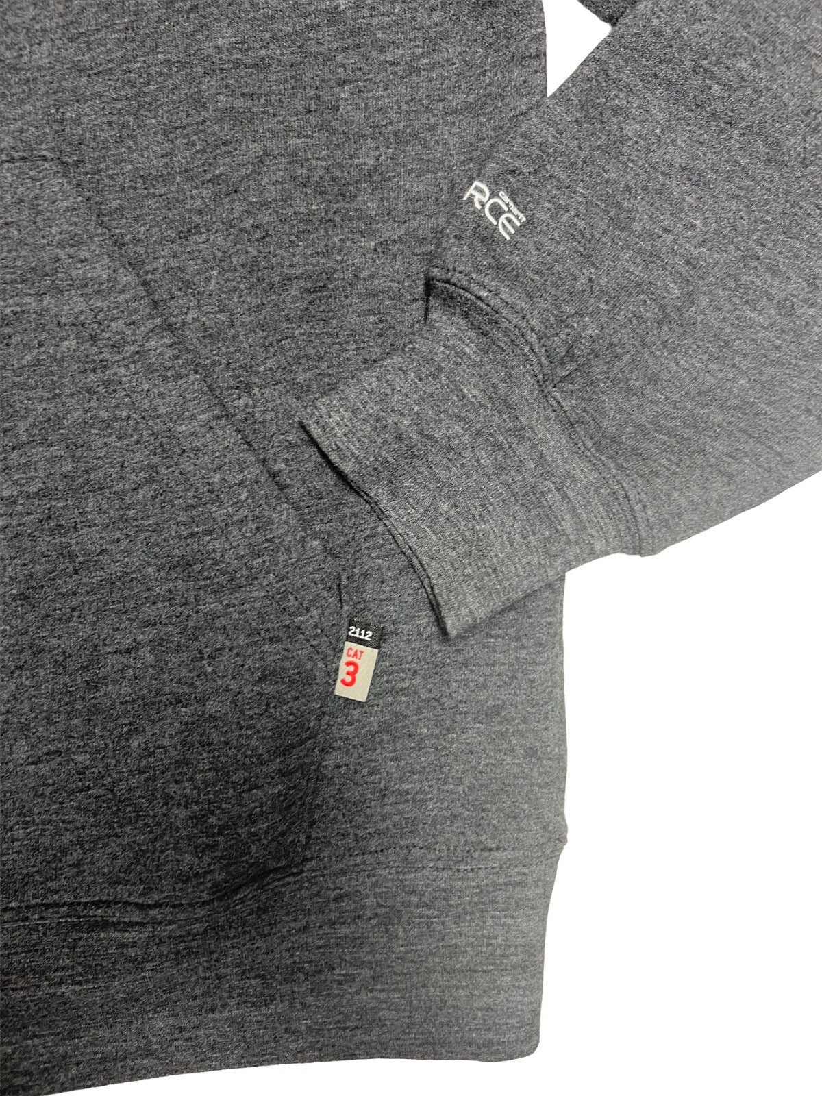 Carhart FR Men′s Granite Heather Sweatshirt Quarter Zip Mock Neck (S52)