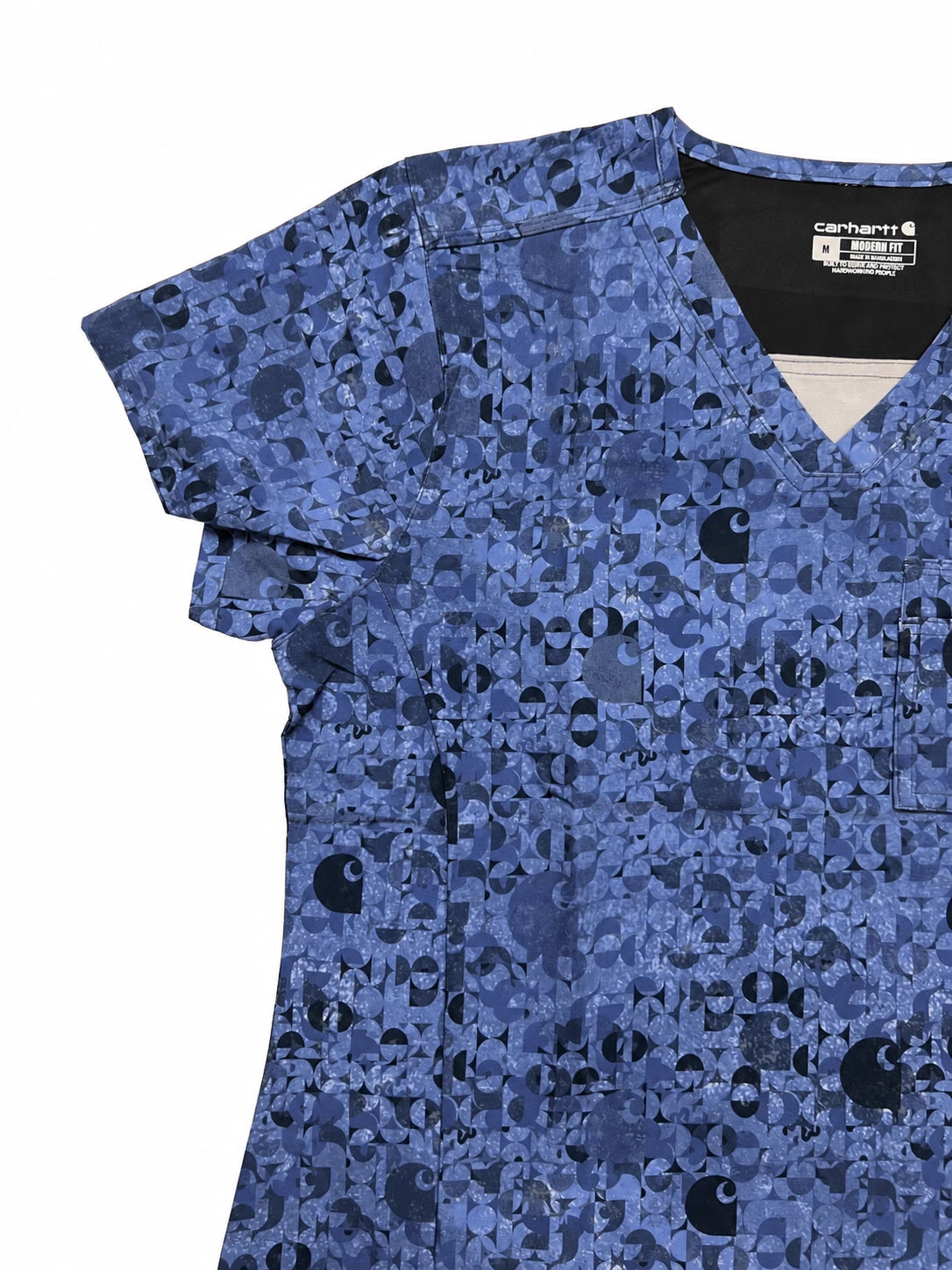 Carhartt Women's Geo Logo Riverside Scrub - Fast Dry V-Neck Top (S51)