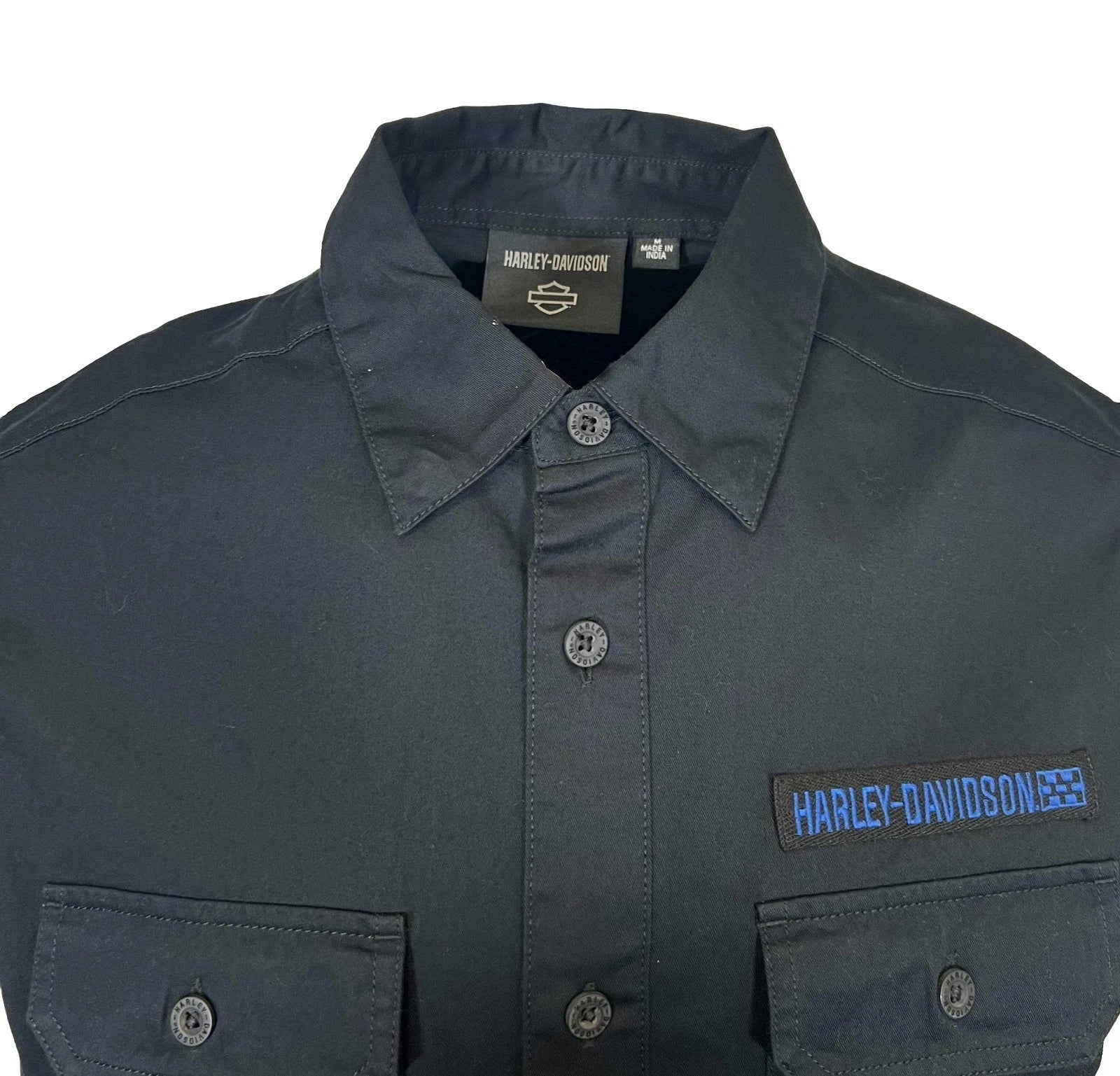 HD Branded  Men's Black Vest Racing Logo Patch Sleeveless Shirt (S69)