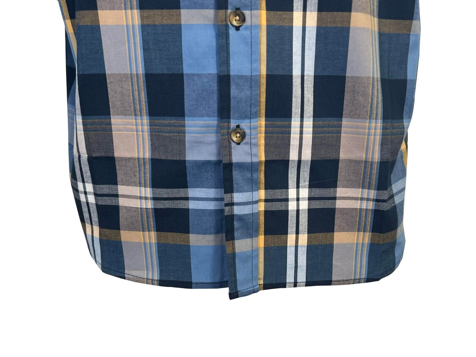 Columbia Men's Collegiate Navy Multi Plaid Rapid Rivers II S/S Shirt (462)