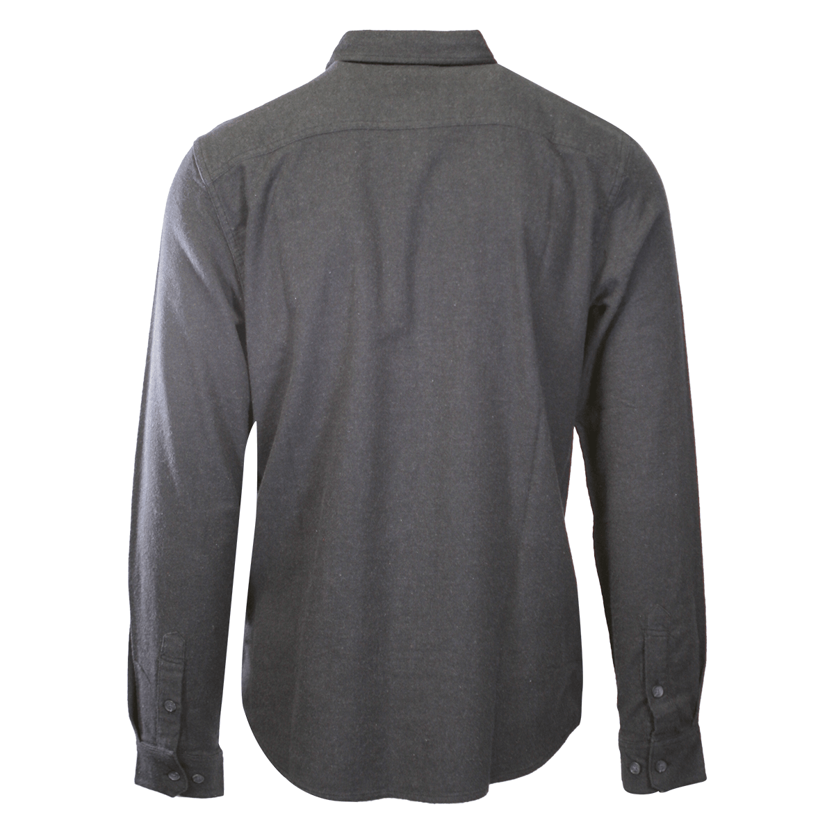 O'Neill Men's Black Shirt Redmond Solid Stretch Flannel Long Sleeve (S20)