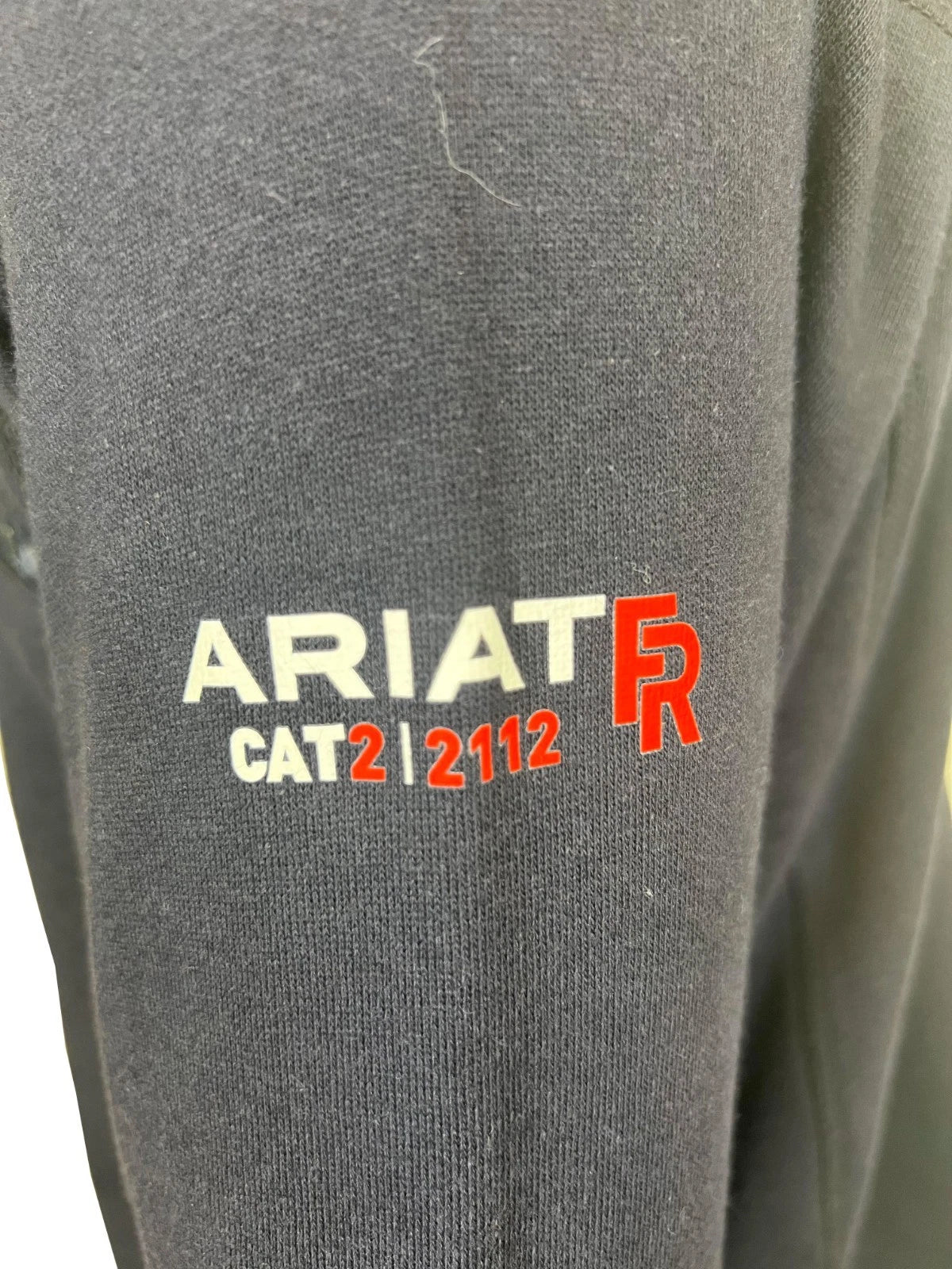 Ariat FR Men's Navy Hoodie 1/4 Zip Pullover Sweatshirt (S66)