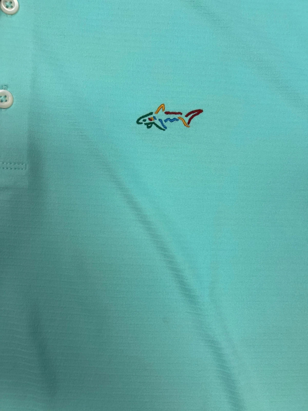 Greg Norman Men's Green Wave T-Shirt - Polo Play Dry UPF Performance Tee (S21)