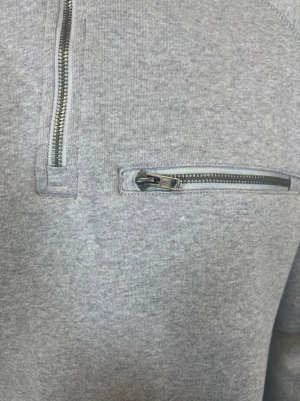 Ariat FR Men's Silver Fox Heather Hoodie 1/4 Zip Pullover Sweatshirt (S68)