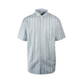 Tommy Bahama Men's Cabo Blue Shirt Lagoon Drive Stripe Pocket S/S (S16)