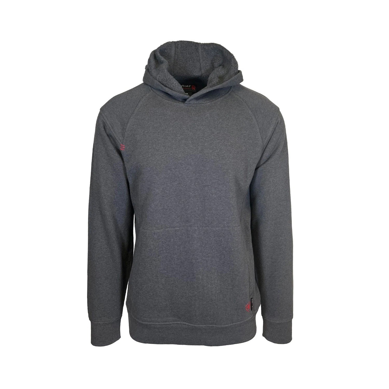 Ariat FR Men's Charcoal Heather Pullover Hoodie Long Sleeve (S72)