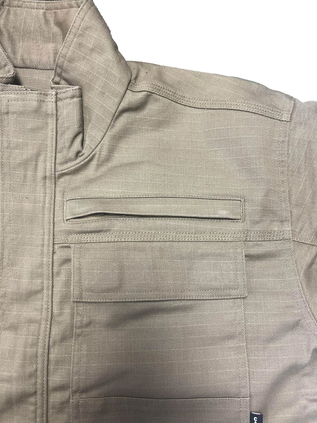 Ariat FR Men's Khaki Jacket Canvas Stretch Long Sleeve (S64)