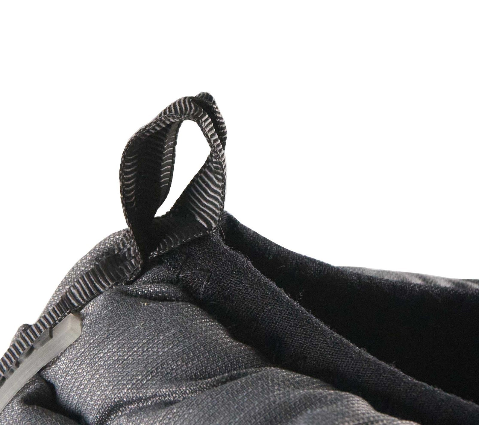 Bench Men's Charcoal Heather Puffer Slippers with Rubber Sole FiberFill (S01)