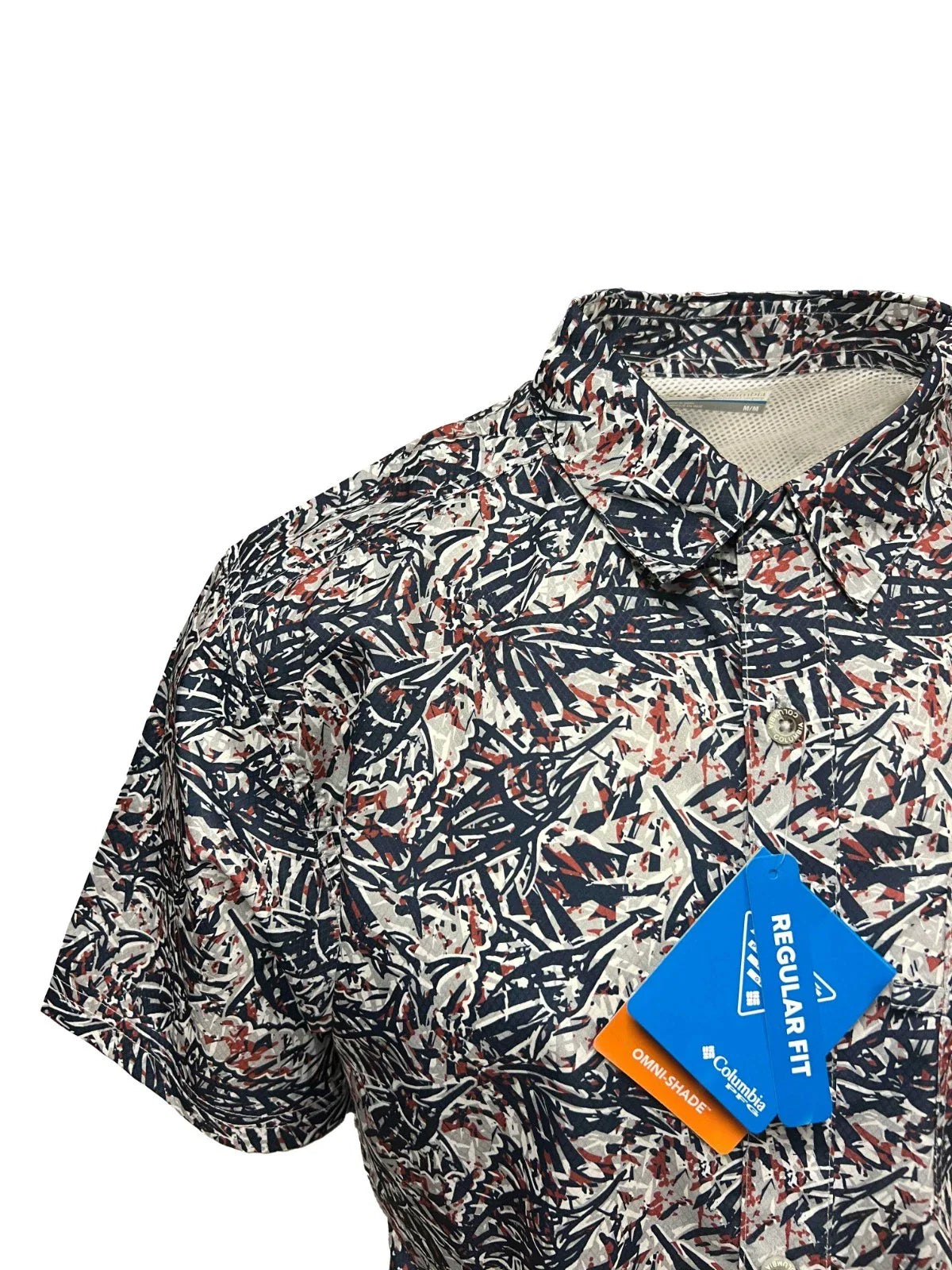 Columbia Men's Nocturnal / Marlin Palms Shirt PFG Super Slack Tide S/S (906)