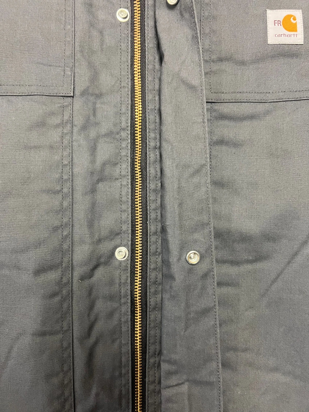 Carhartt FR Men's Grey Coat Flame Resistant Full Swing Quick Duck Jacket (S56)
